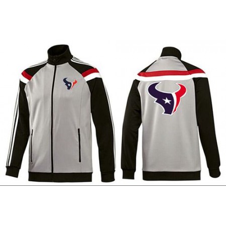 NFL Houston Texans Team Logo Jacket Grey