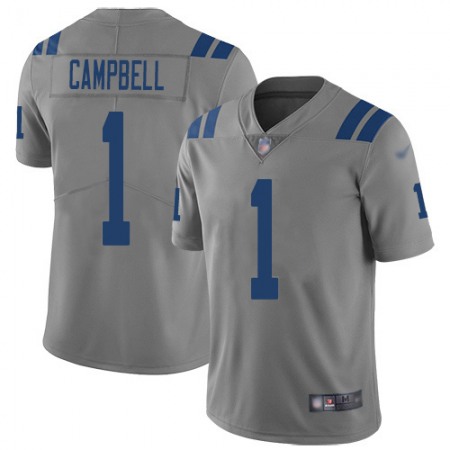 Nike Colts #1 Parris Campbell Gray Men's Stitched NFL Limited Inverted Legend Jersey