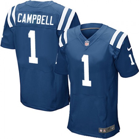 Nike Colts #1 Parris Campbell Royal Blue Team Color Men's Stitched NFL Vapor Untouchable Elite Jersey