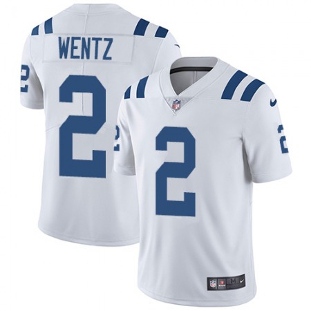 Indianapolis Colts #2 Carson Wentz White Men's Stitched NFL Vapor Untouchable Limited Jersey