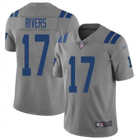 Nike Colts #17 Philip Rivers Gray Men's Stitched NFL Limited Inverted Legend Jersey