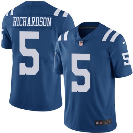 Nike Colts #5 Anthony Richardson Royal Blue Men's Stitched NFL Limited Rush Jersey