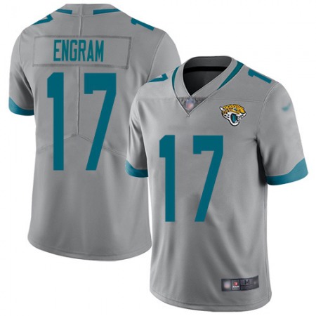 Nike Jaguars #17 Evan Engram Silver Men's Stitched NFL Limited Inverted Legend Jersey