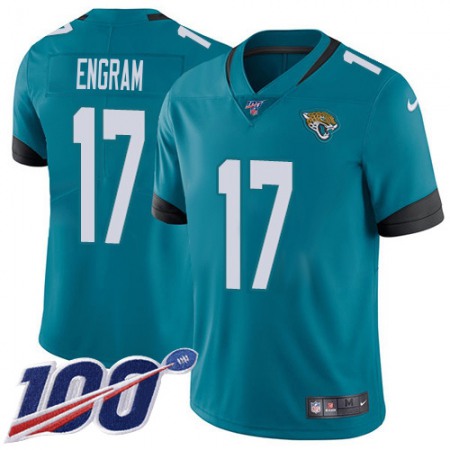 Nike Jaguars #17 Evan Engram Teal Green Alternate Men's Stitched NFL 100th Season Vapor Limited Jersey