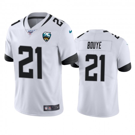 Nike Jaguars #21 A.J. Bouye White 25th Anniversary Vapor Limited Stitched NFL 100th Season Jersey