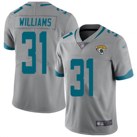 Nike Jaguars #31 Darious Williams Silver Men's Stitched NFL Limited Inverted Legend Jersey