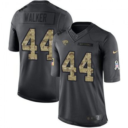 Nike Jaguars #44 Travon Walker Black Men's Stitched NFL Limited 2016 Salute To Service Jersey