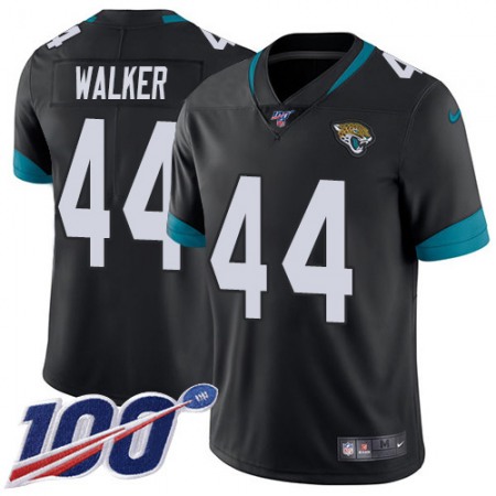 Nike Jaguars #44 Travon Walker Black Team Color Men's Stitched NFL 100th Season Vapor Limited Jersey