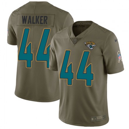 Nike Jaguars #44 Travon Walker Olive Men's Stitched NFL Limited 2017 Salute to Service Jersey