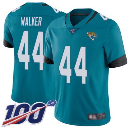 Nike Jaguars #44 Travon Walker Teal Green Alternate Men's Stitched NFL 100th Season Vapor Limited Jersey