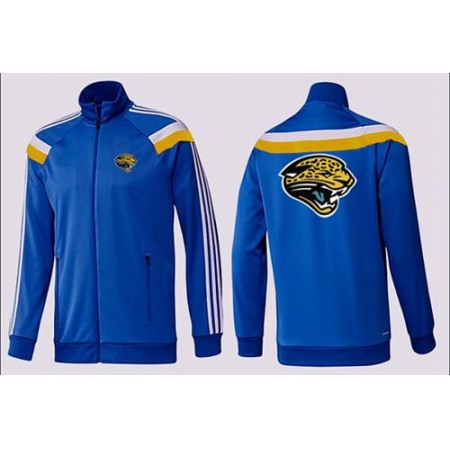 NFL Jacksonville Jaguars Team Logo Jacket Blue_3