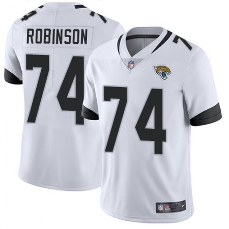 Nike Jaguars #74 Cam Robinson White Men's Stitched NFL Vapor Untouchable Limited Jersey