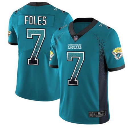 Nike Jaguars #7 Nick Foles Teal Green Alternate Men's Stitched NFL Limited Rush Drift Fashion Jersey