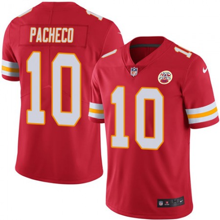 Nike Chiefs #10 Isiah Pacheco Red Team Color Men's Stitched NFL Vapor Untouchable Limited Jersey