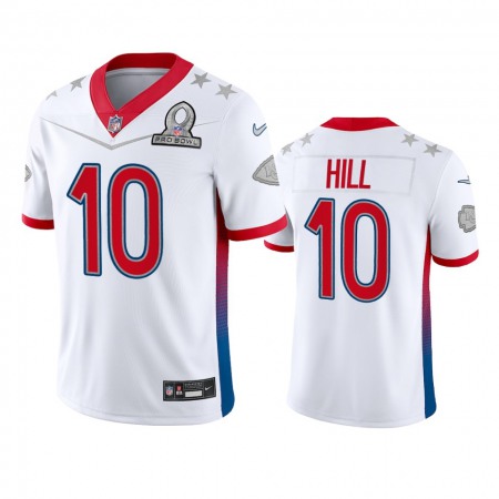 Nike Chiefs #10 Tyreek Hill Men's NFL 2022 AFC Pro Bowl Game Jersey White