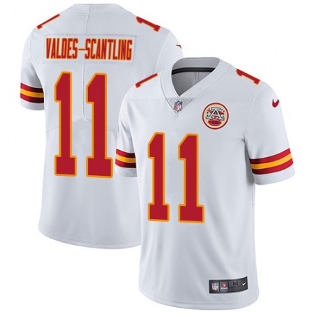 Nike Chiefs #11 Marquez Valdes-Scantling White Men's Stitched NFL Vapor Untouchable Limited Jersey