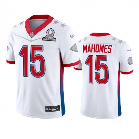 Nike Chiefs #15 Patrick Mahomes Men's NFL 2022 AFC Pro Bowl Game Jersey White