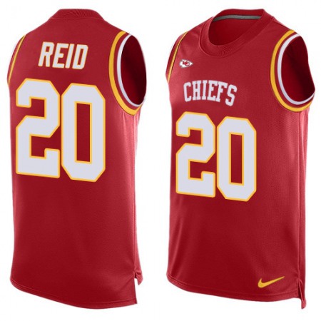 Nike Chiefs #20 Justin Reid Red Team Color Men's Stitched NFL Limited Tank Top Jersey