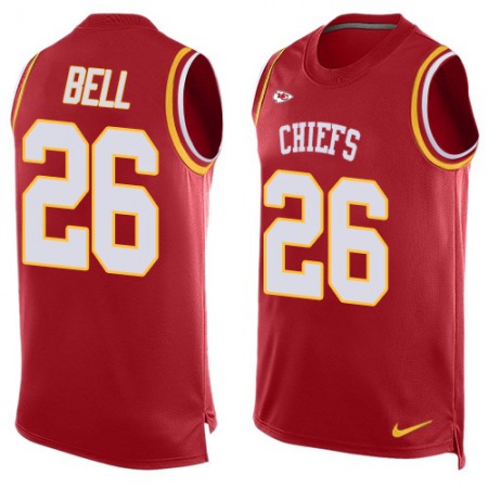 Nike Chiefs #26 Le'Veon Bell Red Team Color Men's Stitched NFL Limited Tank Top Jersey