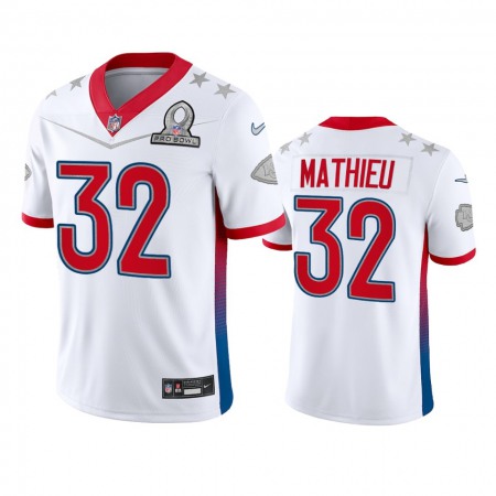 Nike Chiefs #32 Yrann Mathieu Men's NFL 2022 AFC Pro Bowl Game Jersey White