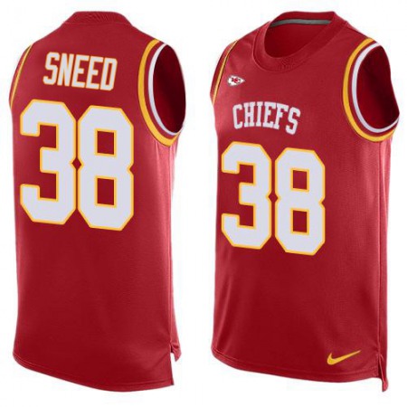 Nike Chiefs #38 L'Jarius Sneed Red Team Color Men's Stitched NFL Limited Tank Top Jersey