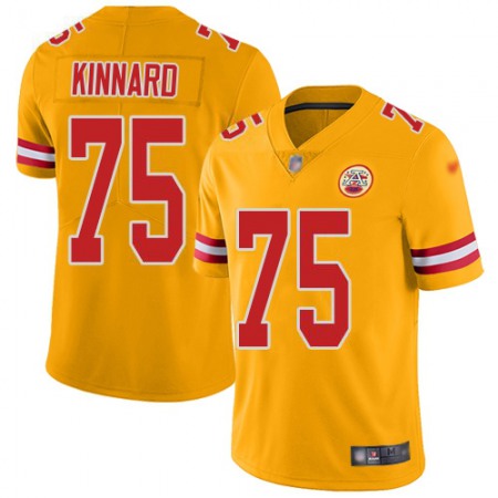 Nike Chiefs #75 Darian Kinnard Gold Men's Stitched NFL Limited Inverted Legend Jersey