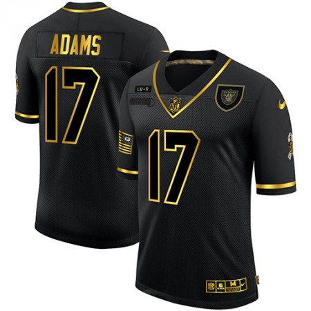 Las Vegas Raiders #17 Davante Adams Men's Nike 2020 Salute To Service Golden Limited NFL Jersey Black