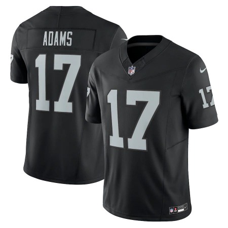 Las Vegas Raiders #17 Davante Adams Nike Men's Black Vapor F.U.S.E. Limited Jersey