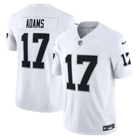 Las Vegas Raiders #17 Davante Adams Nike Men's White Vapor F.U.S.E. Limited Jersey