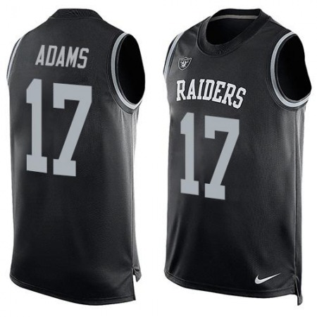 Nike Raiders #17 Davante Adams Black Team Color Men's Stitched NFL Limited Tank Top Jersey