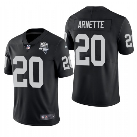 Las Vegas Raiders #20 Damon Arnette Men's Nike 2020 Inaugural Season Vapor Limited NFL Jersey Black