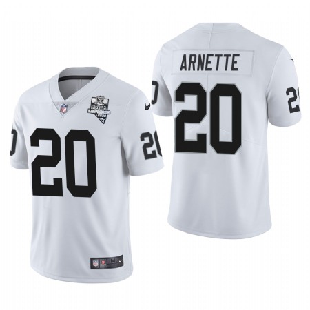 Las Vegas Raiders #20 Damon Arnette Men's Nike 2020 Inaugural Season Vapor Limited NFL Jersey White