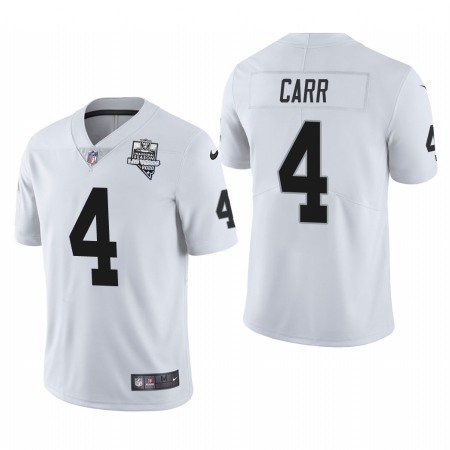 Las Vegas Raiders #4 Derek Carr Men's Nike 2020 Inaugural Season Vapor Limited NFL Jersey White