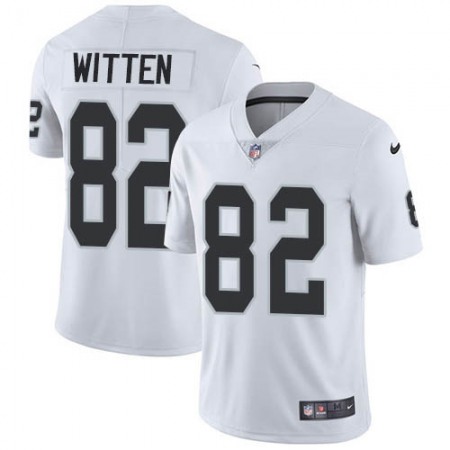 Nike Raiders #82 Jason Witten White Men's Stitched NFL Vapor Untouchable Limited Jersey