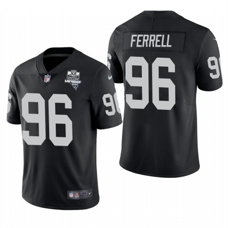 Las Vegas Raiders #96 Clelin Ferrell Men's Nike 2020 Inaugural Season Vapor Limited NFL Jersey Black