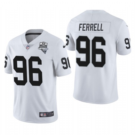 Las Vegas Raiders #96 Clelin Ferrell Men's Nike 2020 Inaugural Season Vapor Limited NFL Jersey White