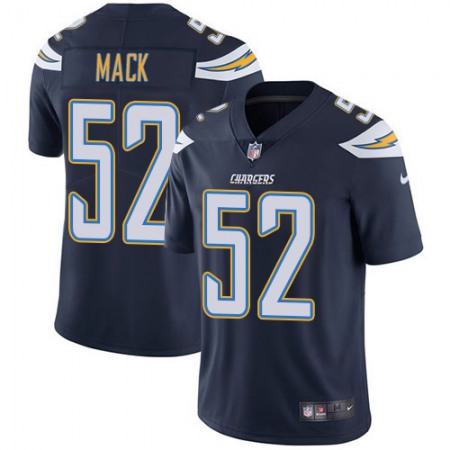 Nike Chargers #52 Khalil Mack Navy Blue Team Color Men's Stitched NFL Vapor Untouchable Limited Jersey