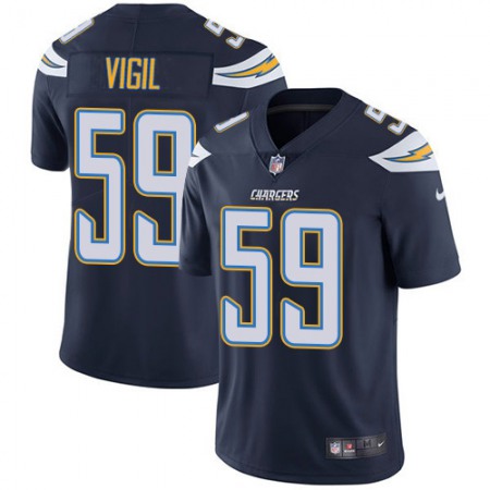 Nike Chargers #59 Nick Vigil Navy Blue Team Color Men's Stitched NFL Vapor Untouchable Limited Jersey