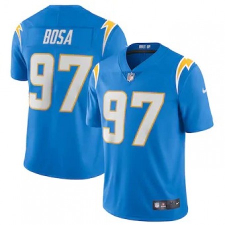 Los Angeles Chargers #97 Joey Bosa Men's Nike Powder Blue 2020 Vapor Limited Jersey