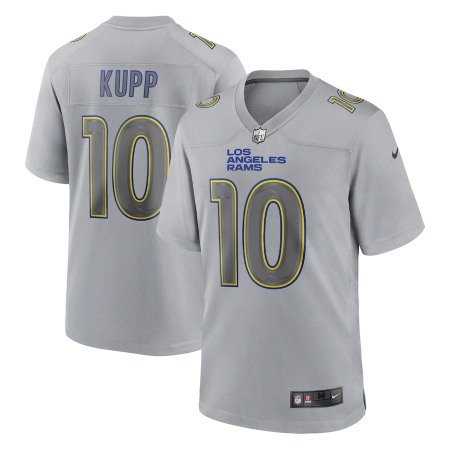 Los Angeles Rams #10 Cooper Kupp Men's Gray Atmosphere Fashion Game Jersey