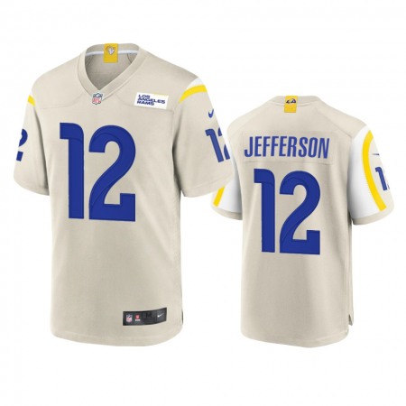 Los Angeles Rams #12 Van Jefferson Men's Nike Game NFL Jersey - Bone