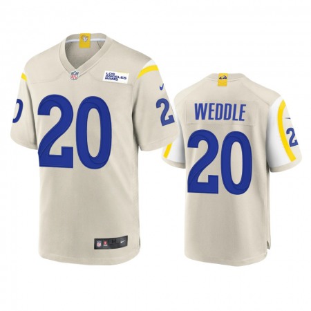 Los Angeles Rams #20 Eric Weddle Men's Nike Game NFL Jersey - Bone