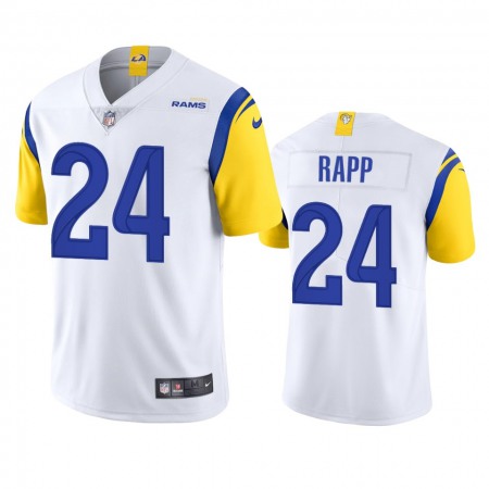 Los Angeles Rams #24 Taylor Rapp Men's Nike Alternate Vapor Limited NFL Jersey - White