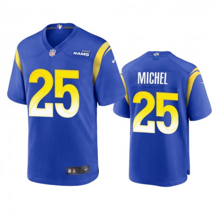 Los Angeles Rams #25 Sony Michel Men's Nike Game NFL Jersey - Royal
