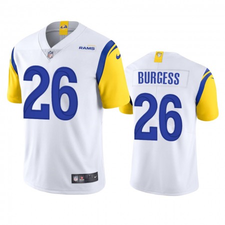 Los Angeles Rams #26 Terrell Burgess Men's Nike Alternate Vapor Limited NFL Jersey - White