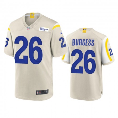 Los Angeles Rams #26 Terrell Burgess Men's Nike Game NFL Jersey - Bone