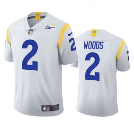 Los Angeles Rams #2 Robert Woods Men's Nike 2021 Vapor Limited NFL Jersey - White