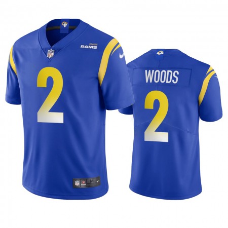 Los Angeles Rams #2 Robert Woods Men's Nike Vapor Limited NFL Jersey - Royal