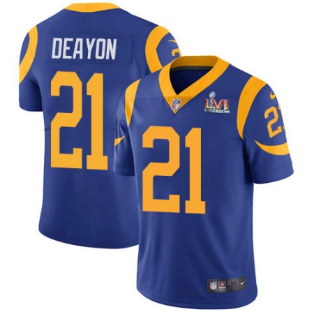 Nike Rams #21 Donte Deayon Royal Blue Alternate Super Bowl LVI Patch Men's Stitched NFL Vapor Untouchable Limited Jersey