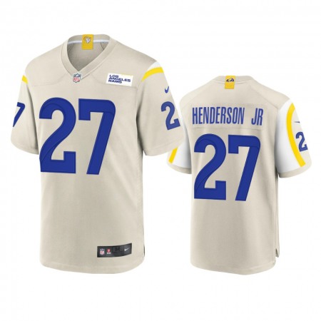 Los Angeles Rams #27 Darrell Henderson Men's Nike Game NFL Jersey - Bone